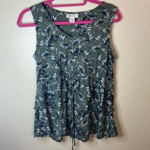 Style & Co Palm Blouse